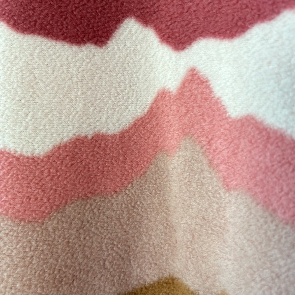 Simply Southern 1/2 Snap Abstract Print Fleece Pullover w Hand-warmer Pockets Lg - Picture 9 of 12